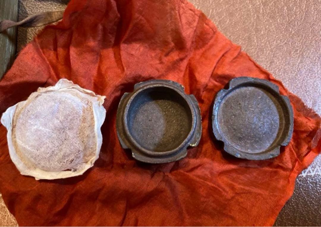 寒山拾得 香合 VIVANT