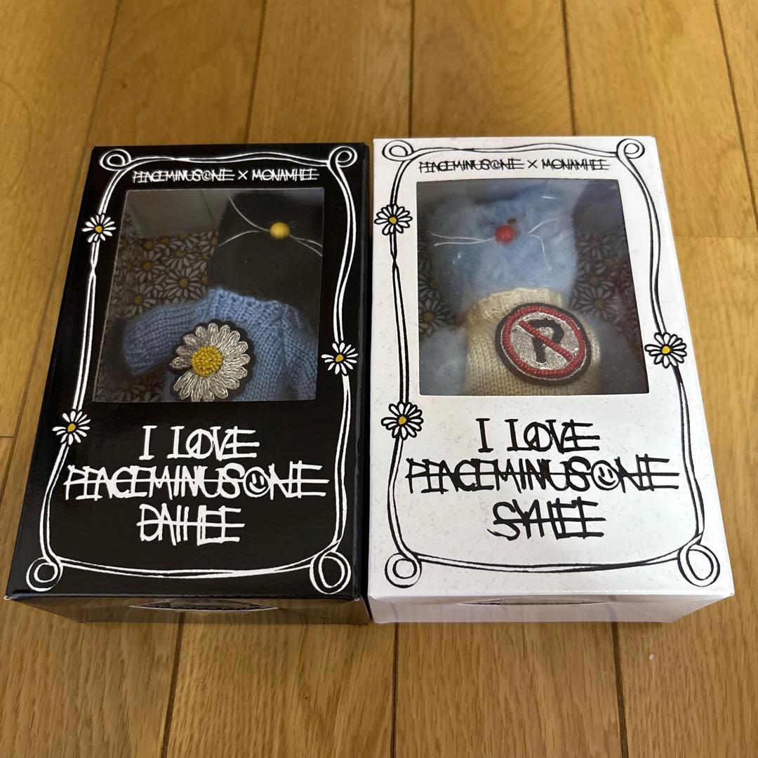 PEACEMINUSONE X MONAMHEEキーリング 2種類SET