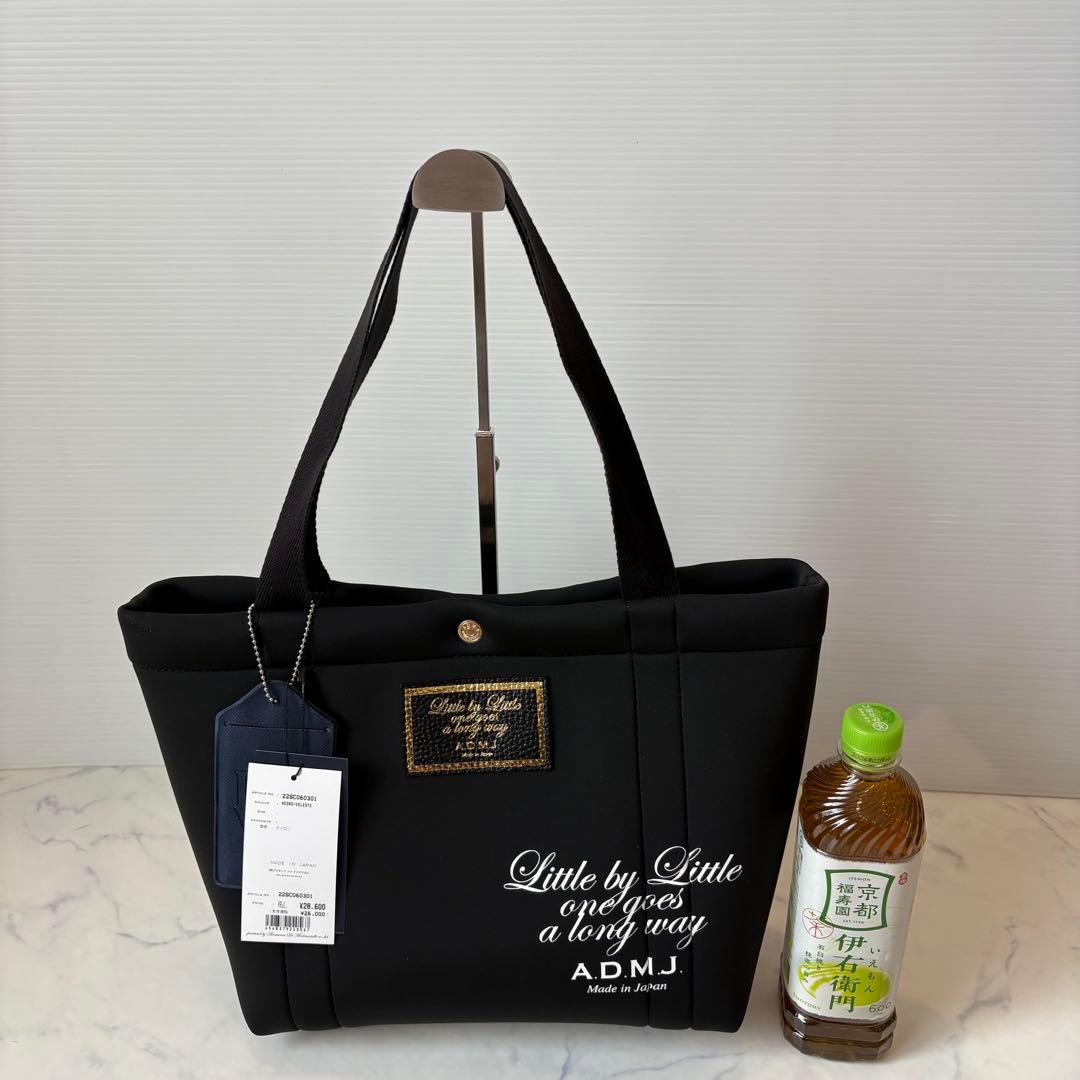 新品タグ付 ADMJ 定価2.8万円 ウレタン素材 トートバッグ 完売品