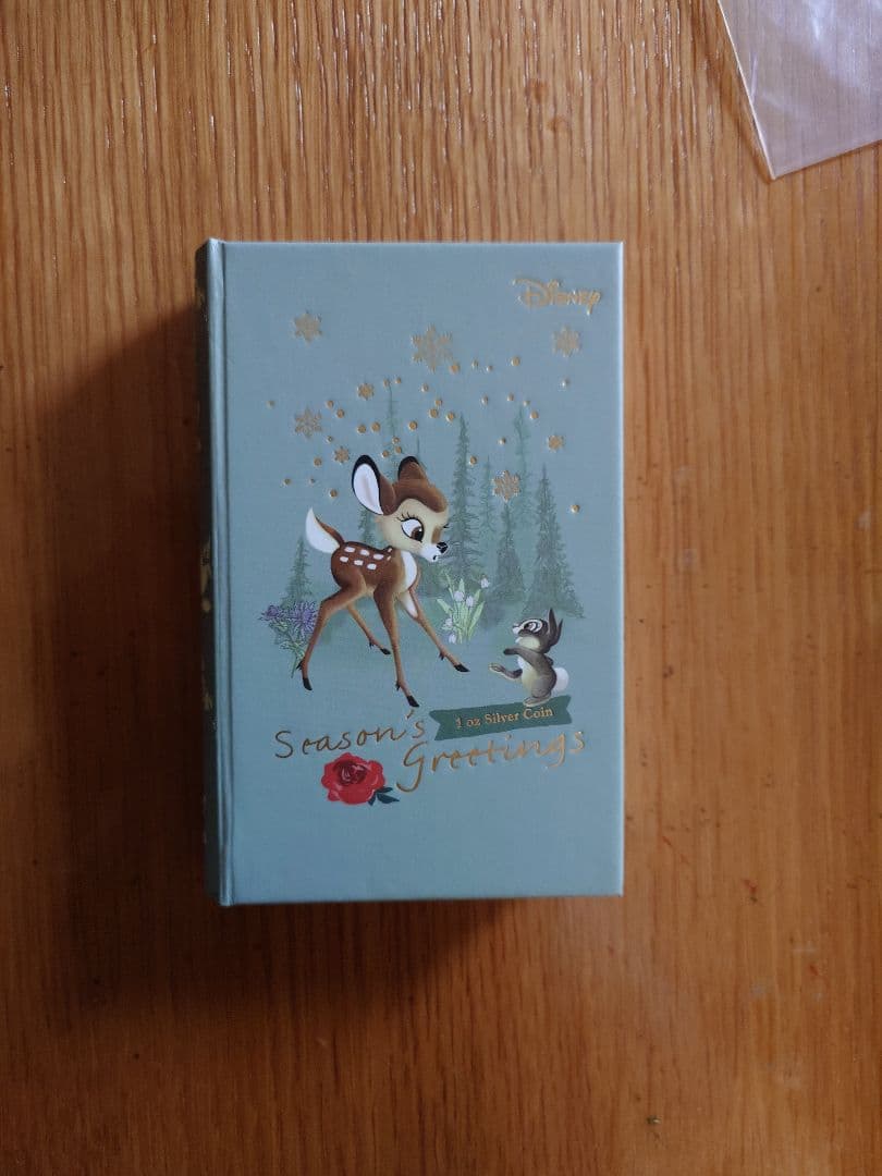 k*_様 バンビ　　2020 ニウエ　ディズニークリスマス　２ドル銀貨　　１セッ