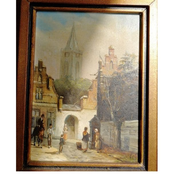 洋画　1988年　「月野明義氏　訪　ヘルシンキ市」