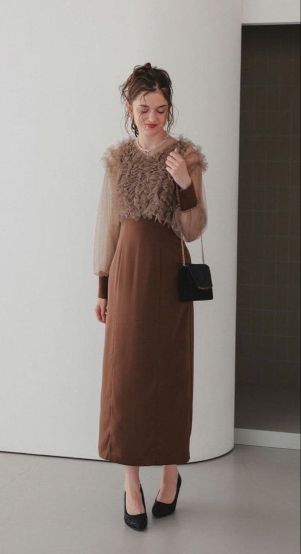 dorry doll フリルブラウスセットドレス