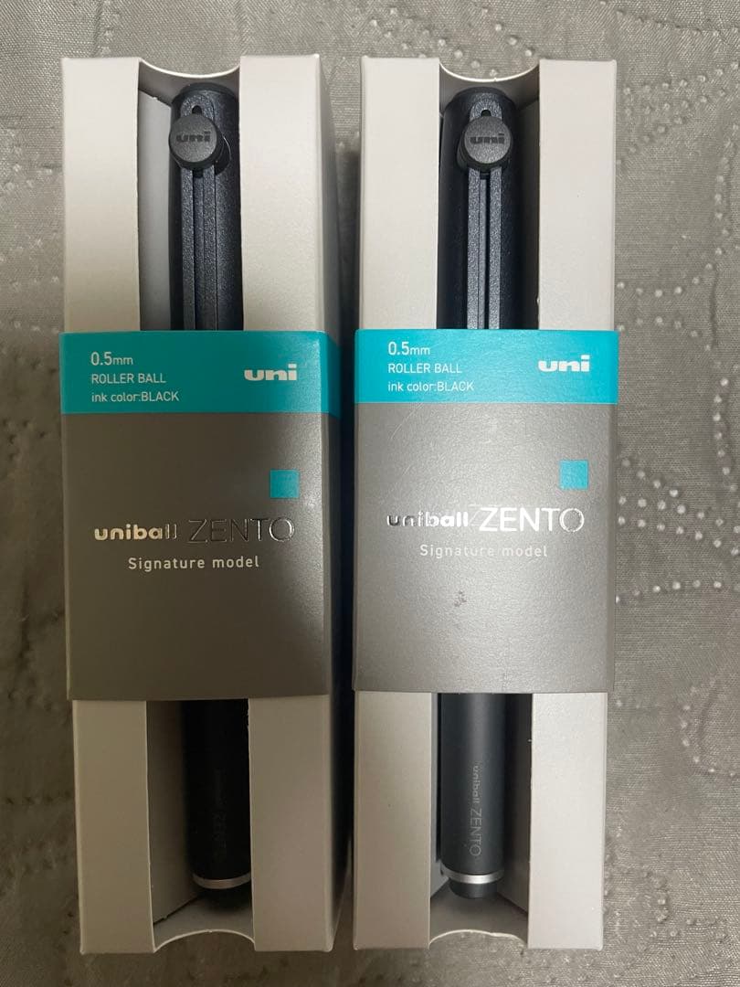 ユニボール ゼント　シグニチャーモデル 0.5mm メタリックブラック　新品2点