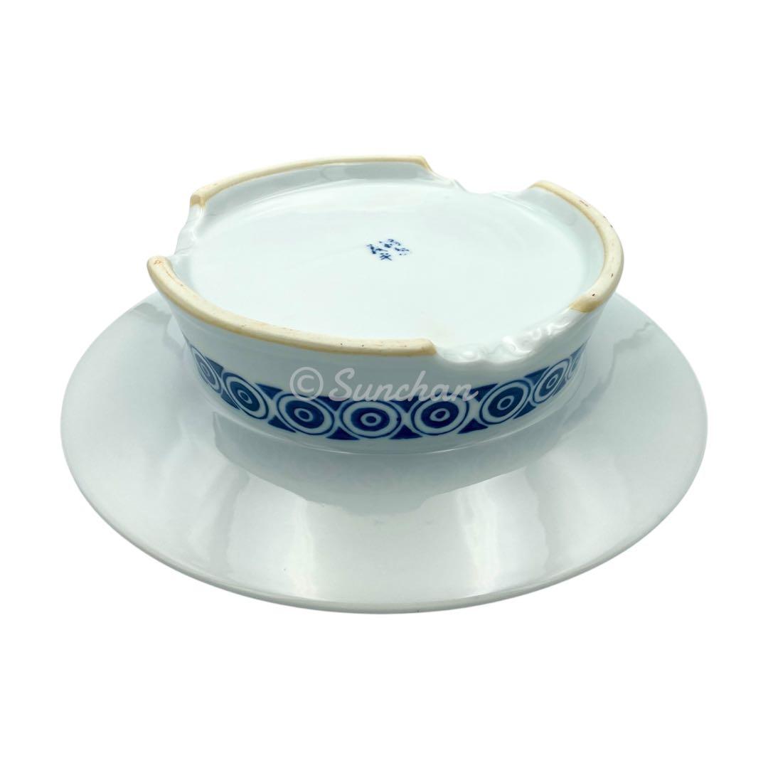 【未使用品】 雲上の風呂 三ヶ根温泉 三洲園ホテル 灰皿 FINE CHINA