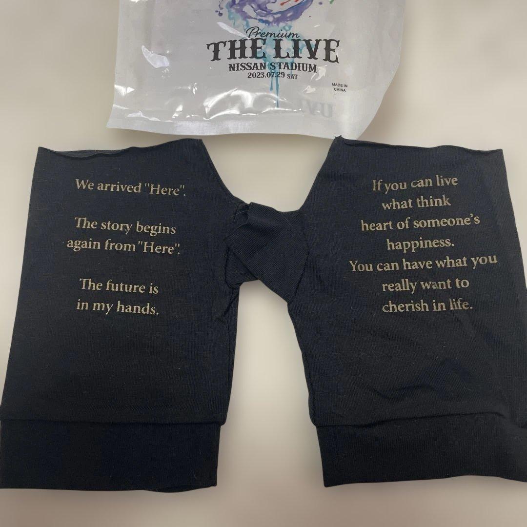 UVERworld ブラック手袋 グリッター刺繍