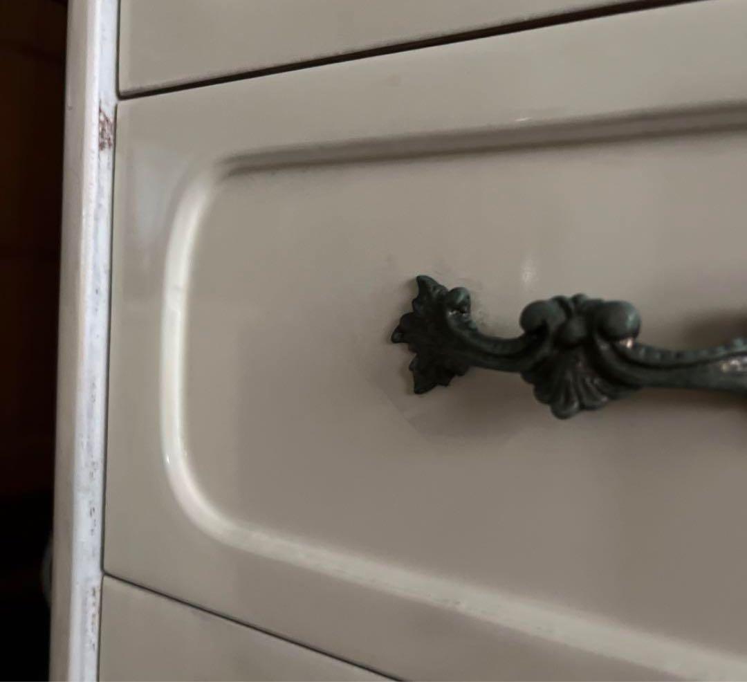 アンティーク　猫脚 チェスト 白家具 ロココ調 姫系 インテリア