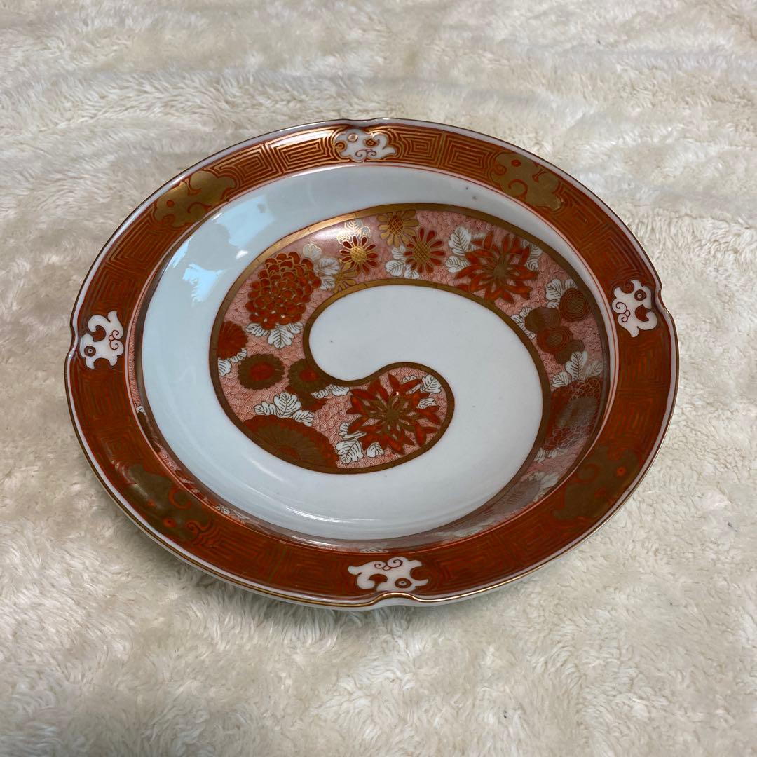 古九谷　九谷焼　赤絵　九谷庄三　九谷谷口　花の図１客