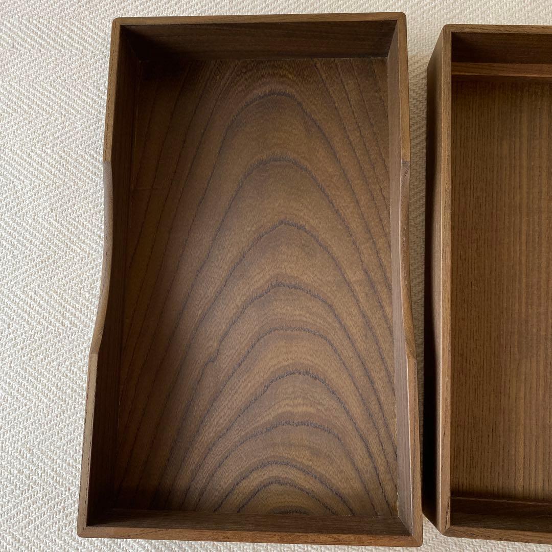 ②千年の神代銘木箱 発掘古代木 数珠 念珠箱 トンボ玉用宝箱 天然木の箱