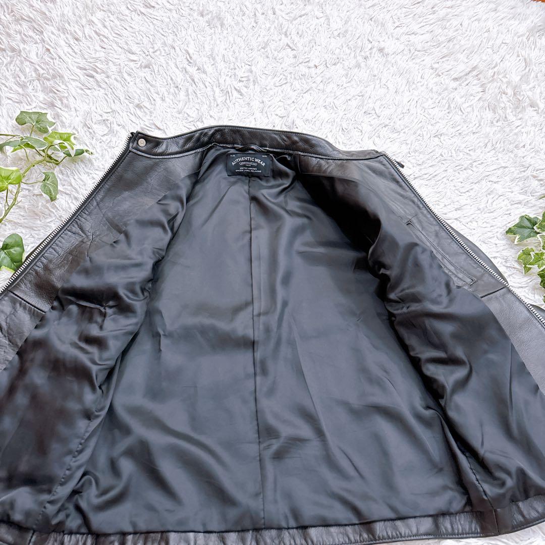 良品　ユナイテッドアローズ　AUTHENTIC WEAR レザージャケット　M