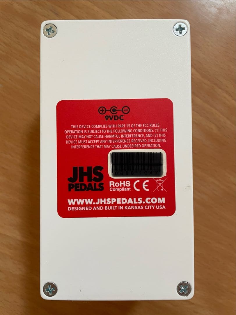 ギター JHS Pedals PackRat WHITE