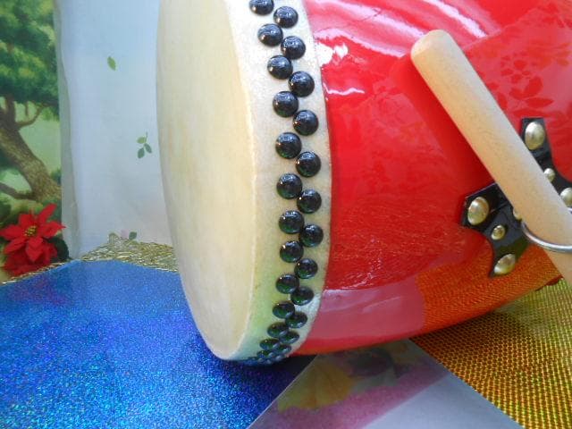 限定新品未使用(送料無料)24.980円エイサー大太鼓36*40cm バチ付き