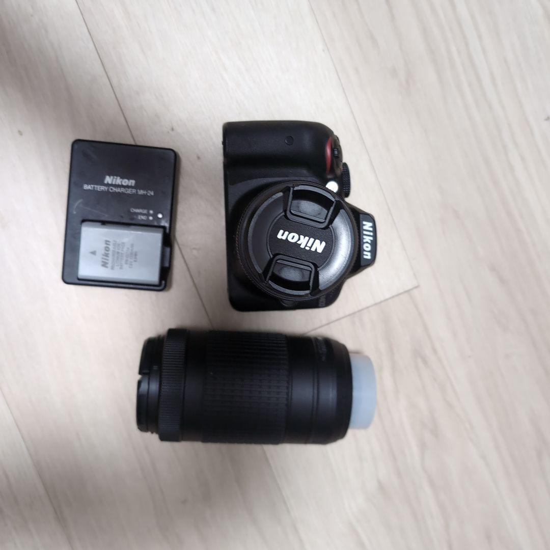 Nikon d3400 ,標準&望遠レンズ付き, デジタル一眼レフ