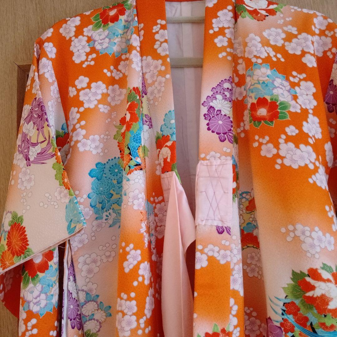 七五三　女の子被布　3歳　着物　２点セット　正絹　保管品