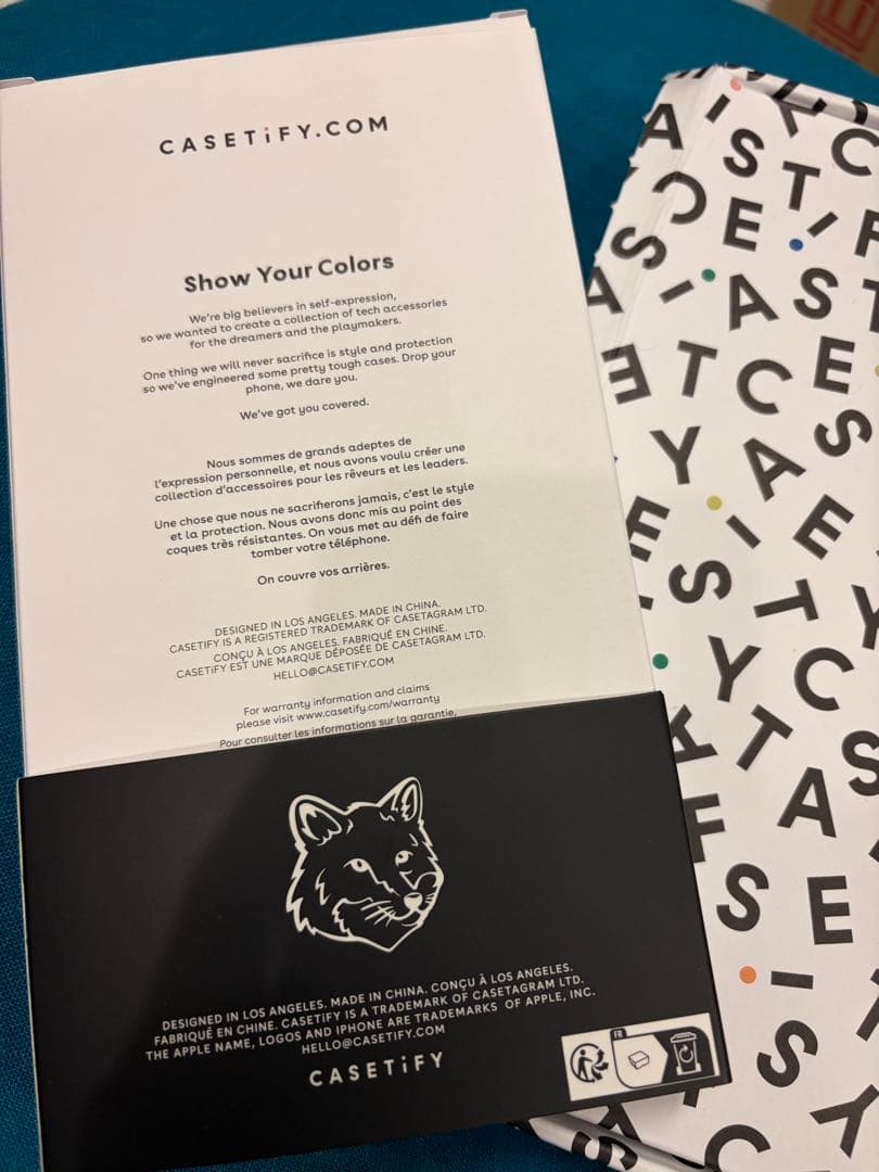 【新品】CASETiFY MAISON KITSUNÉ iPhone17用ケース