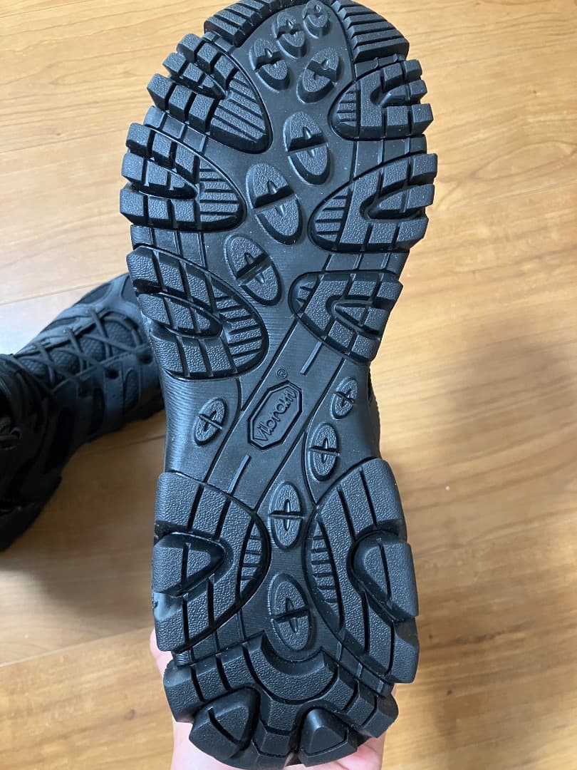 Merrell モアブ3 タクティカル　黒 ジップ　ウォータープルーフ