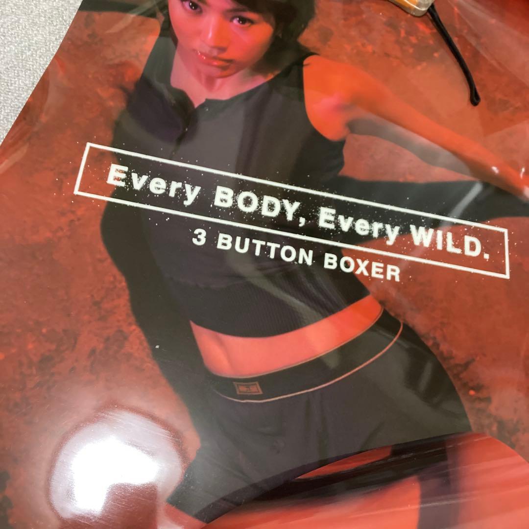 井川遥　BODY WILD 店頭用 バックライトポスター（電飾用）非売品　赤
