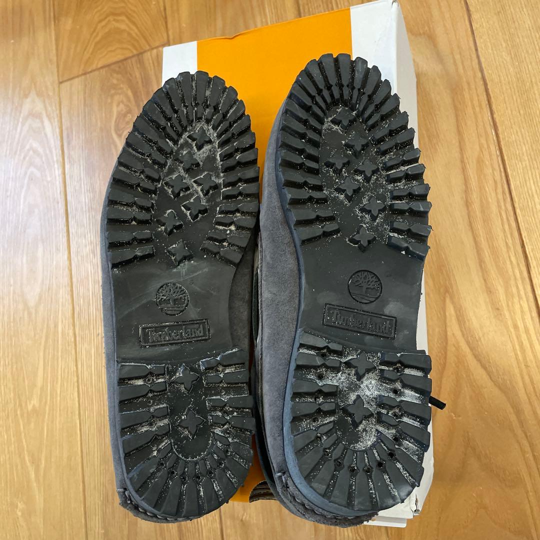 Timberland 3EYEグレー デッキシューズ26.5