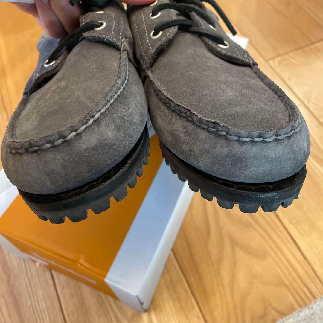 Timberland 3EYEグレー デッキシューズ26.5