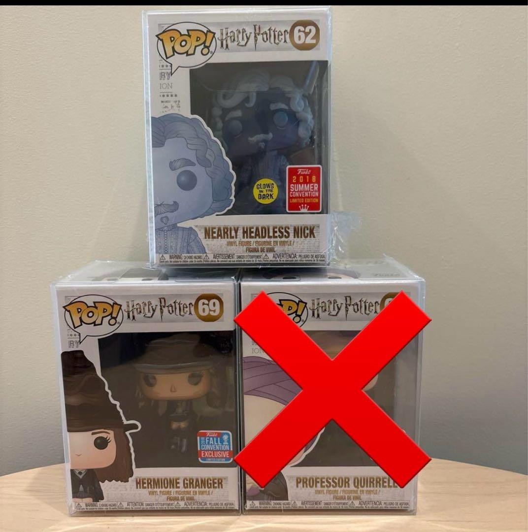 【新品　レア品】Funko pop ハリーポッター フィギュア2体　保護ケース付