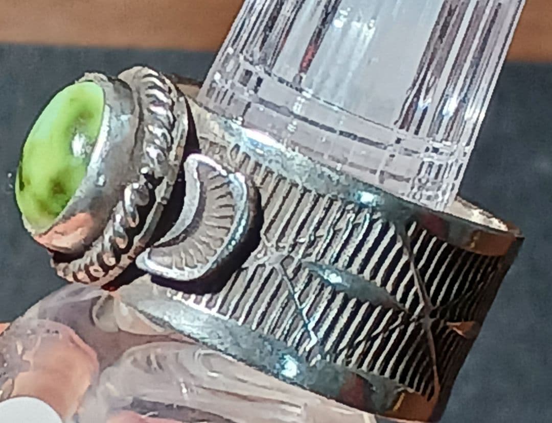 インディアンジュエリー　ナバホ　アンディキャドマン　リング