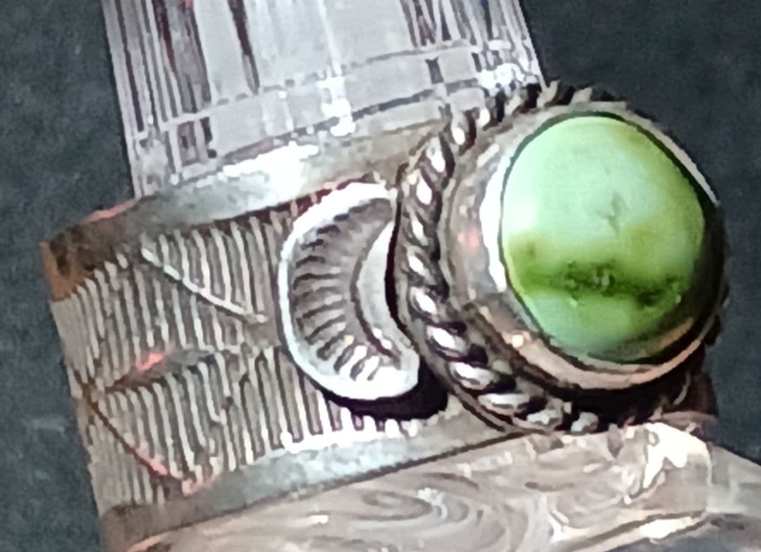 インディアンジュエリー　ナバホ　アンディキャドマン　リング