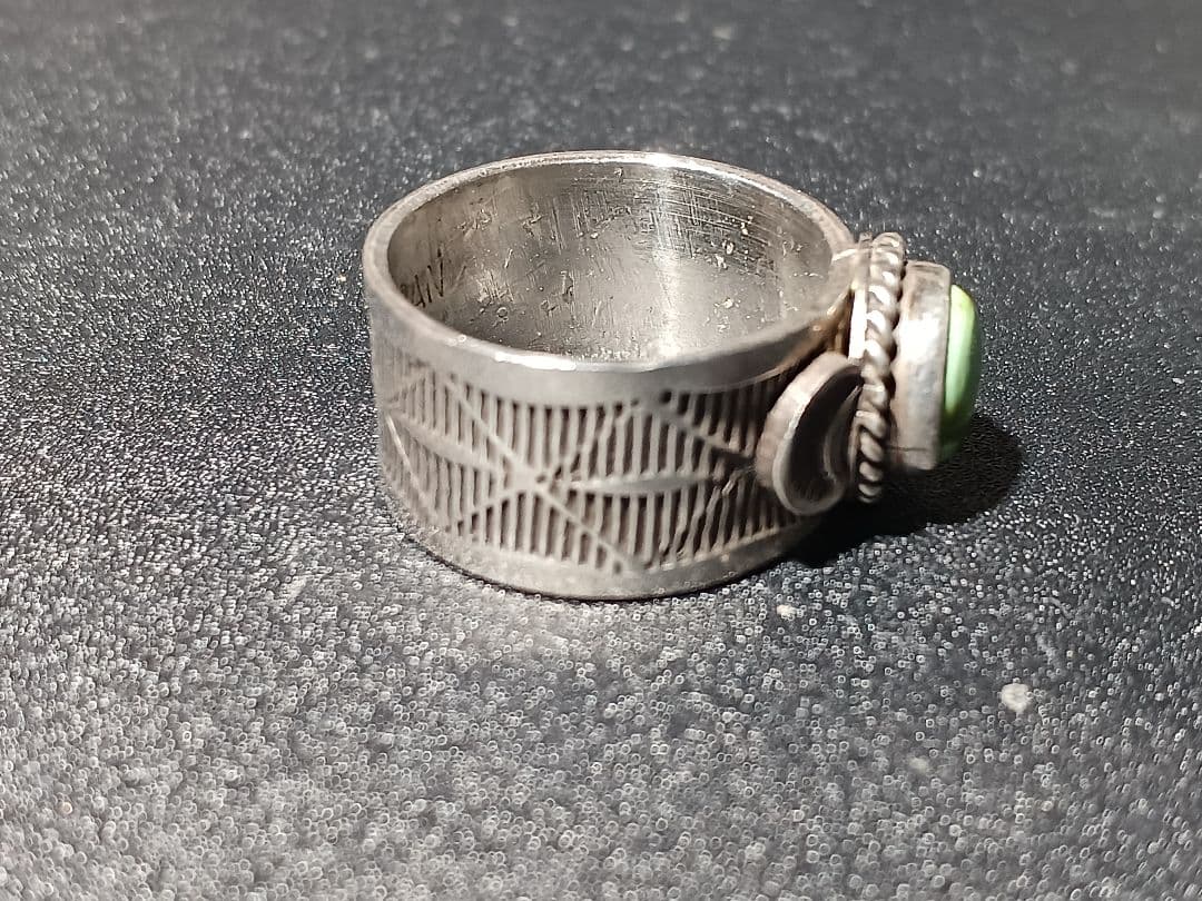 インディアンジュエリー　ナバホ　アンディキャドマン　リング