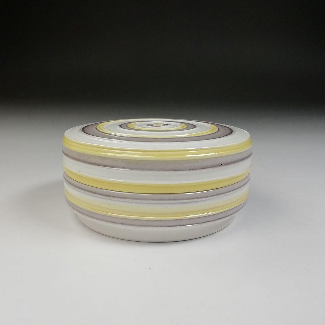 Ｔ６９２　香合　『交趾　独楽』『谷口翠雲 造』　共箱　茶道具