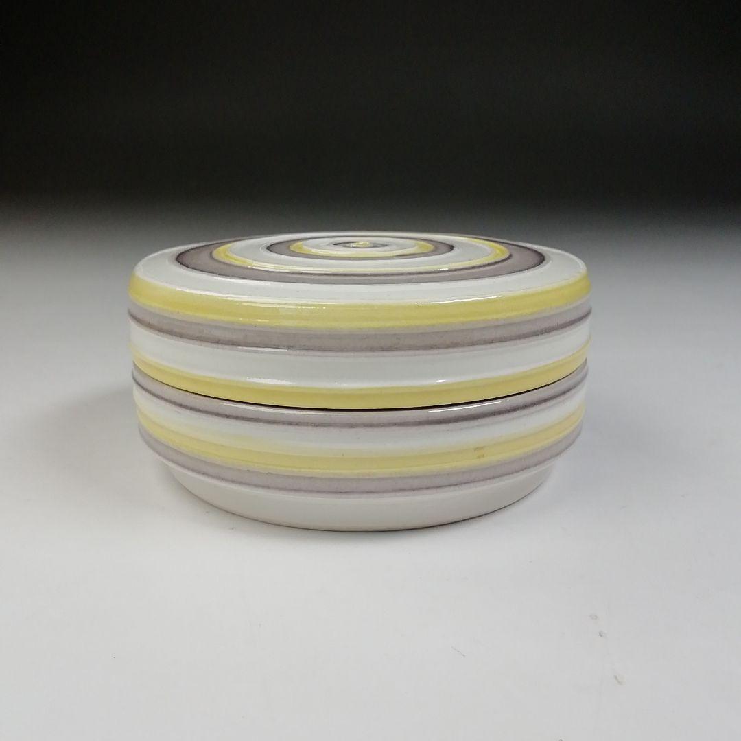 Ｔ６９２　香合　『交趾　独楽』『谷口翠雲 造』　共箱　茶道具