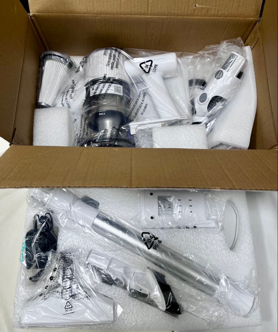 掃除機　コードレス 65Kpa超強力吸引　 50分連続稼働 LEDライト低騒音