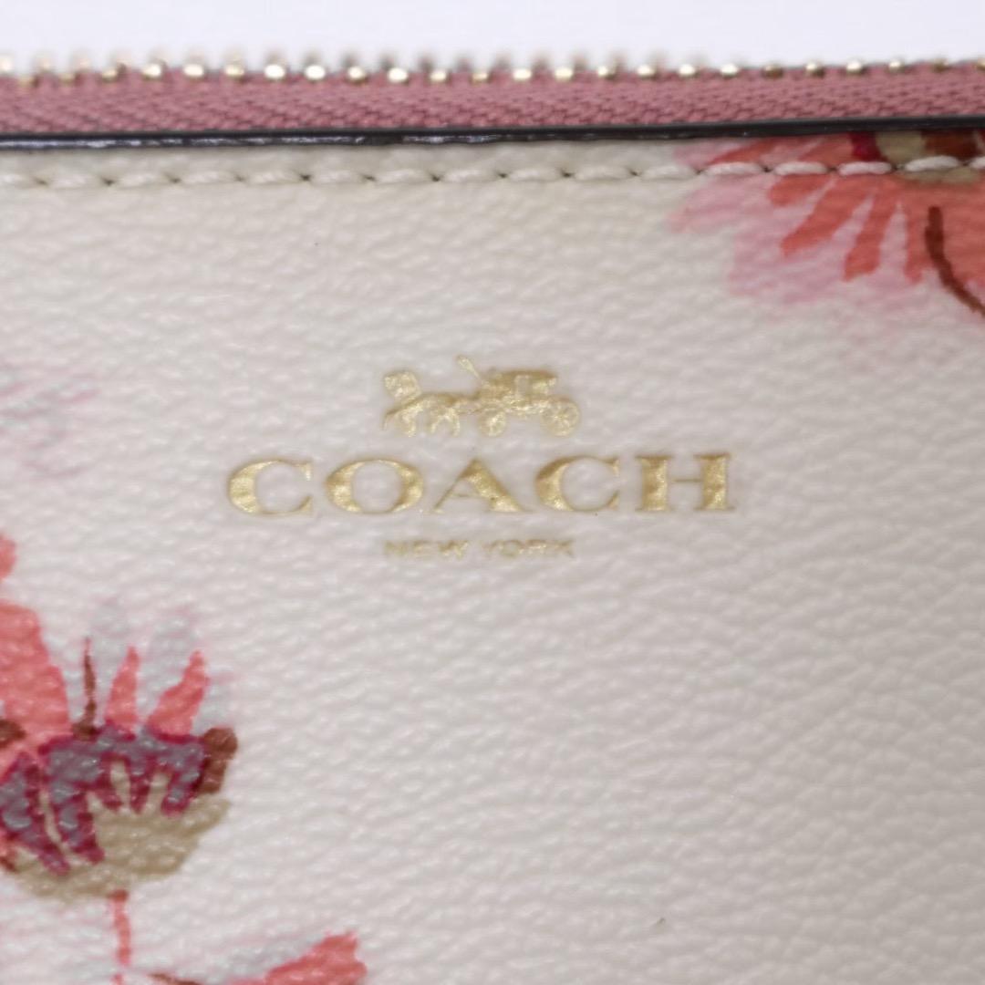 未使用級✨ COACH 花柄 ケース 小銭入れ カードケース ピンク