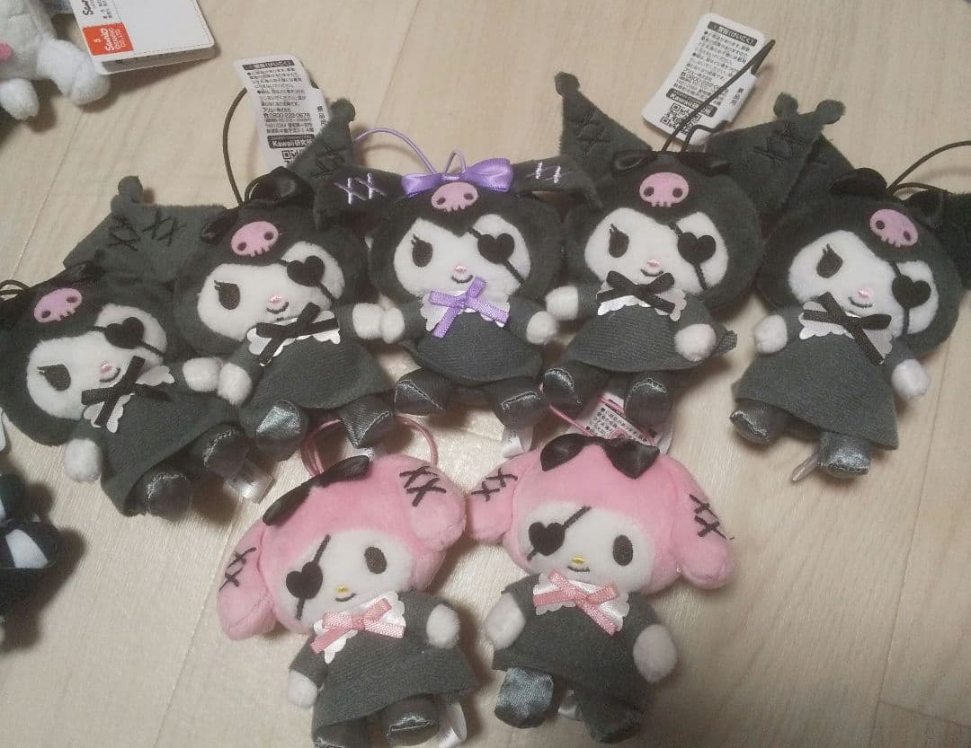 クロミ マイメロディ マスコット サンリオ ぬいぐるみ マイメロ まとめ売り