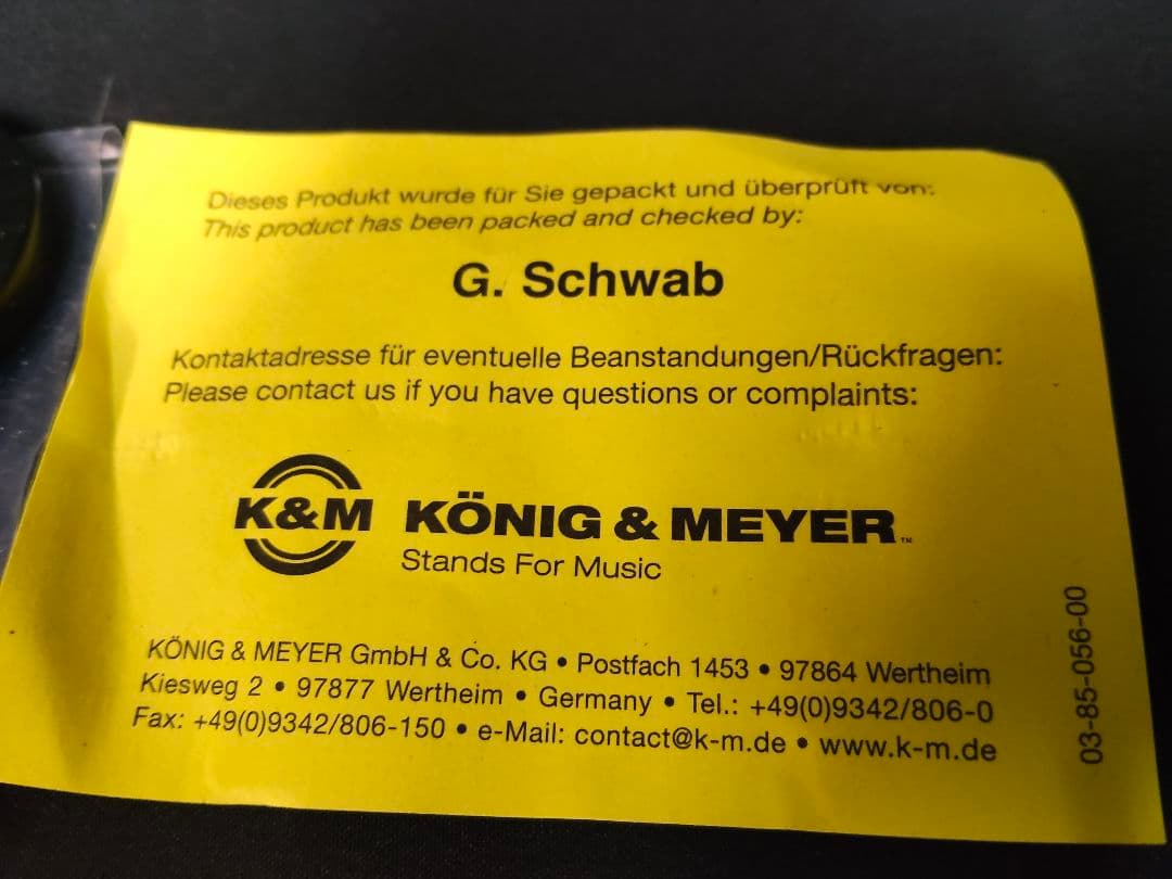 【2本セット】K&M 210/2 マイクスタンド ブームスタンド ドイツ製