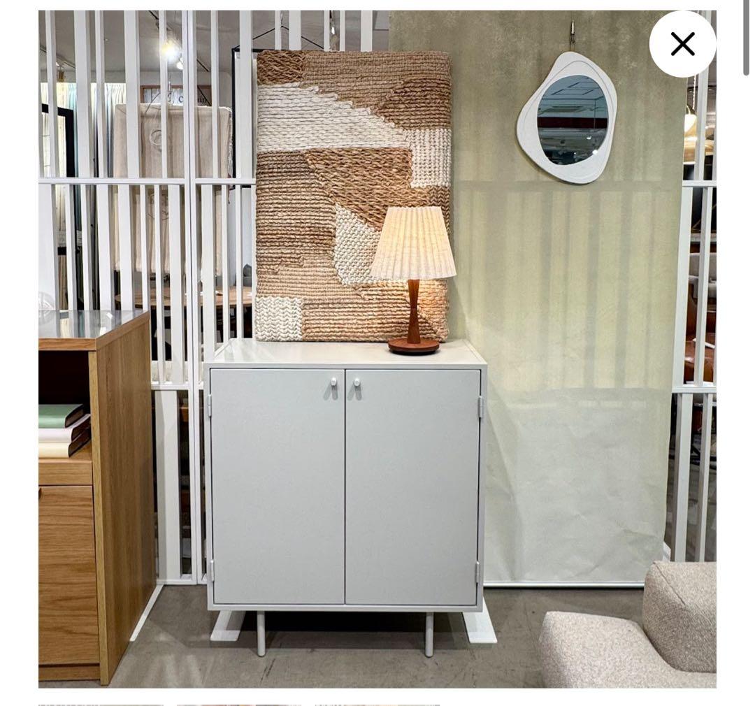 unico SOOD（スード）キャビネット W750 - ライトグレー