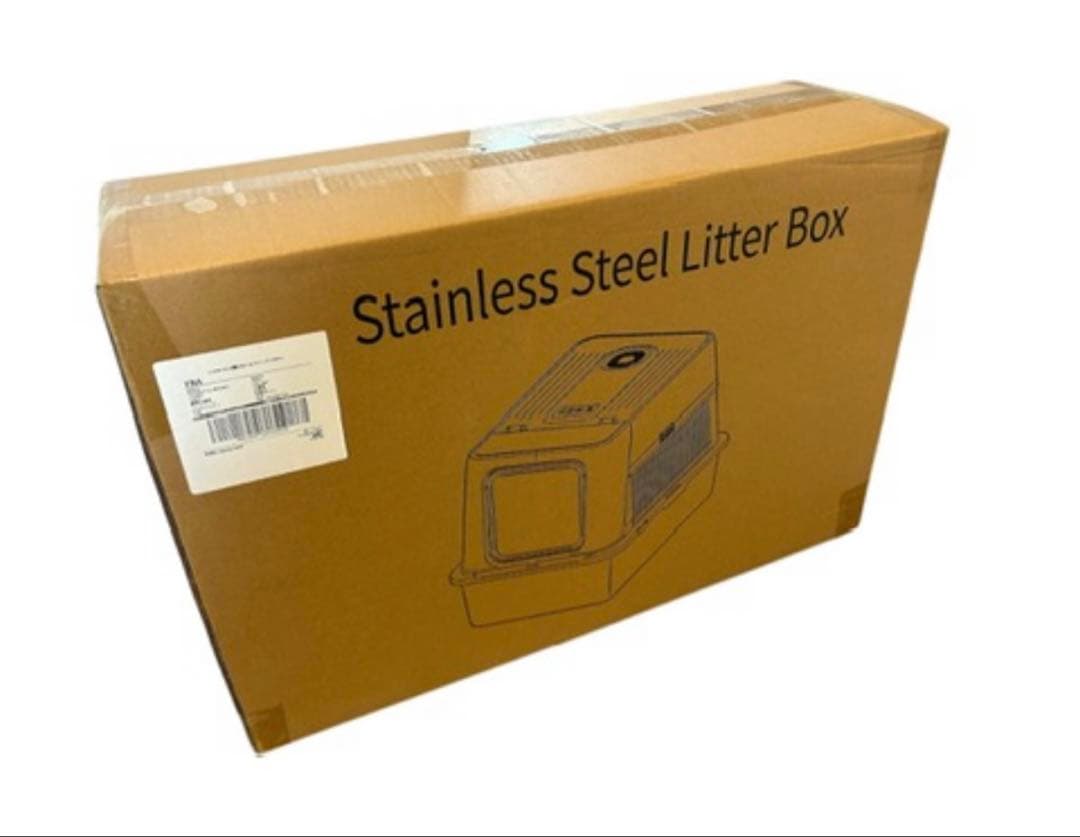 99％の消臭率✨猫トイレ 自動脱臭 大型 本体 ステンレス　自動空気清浄機能付き