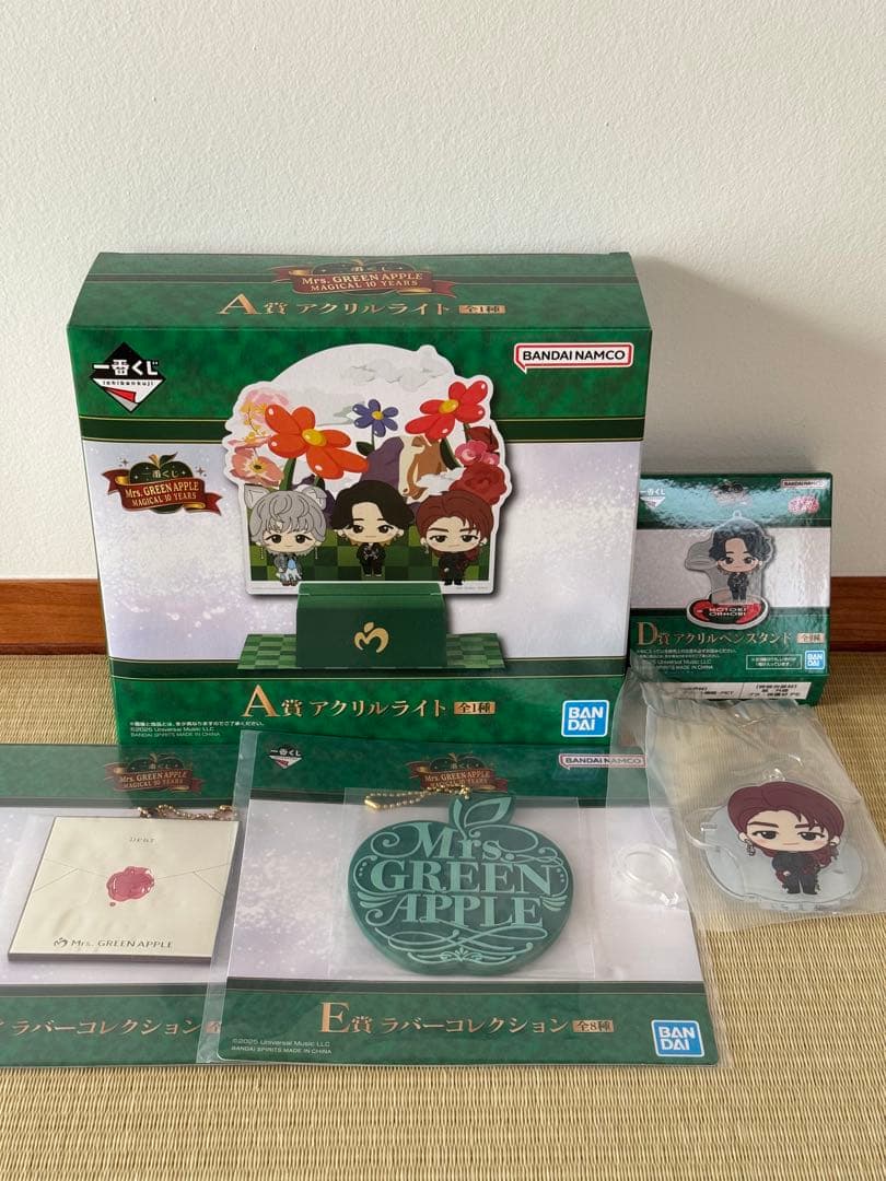 一番くじ ミセスグリーンアップル　A アクリルライト ラバーコレクション