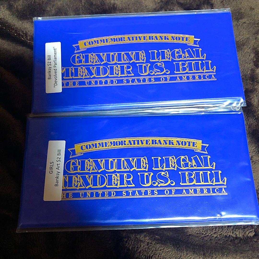 Banksy バンクシー　バルーンガールと猿の議会　紙幣