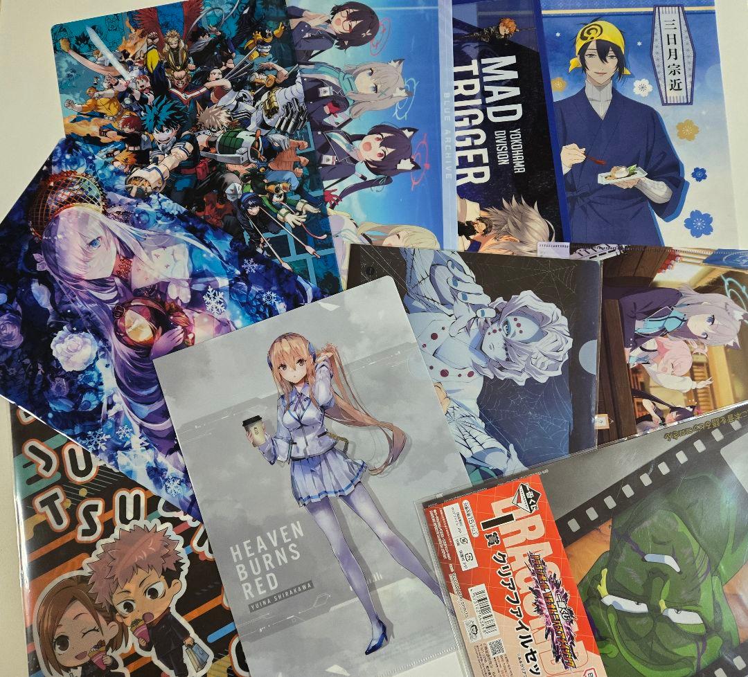 アニメグッズ キャラクターグッズ クリアファイル まとめ売り 大量