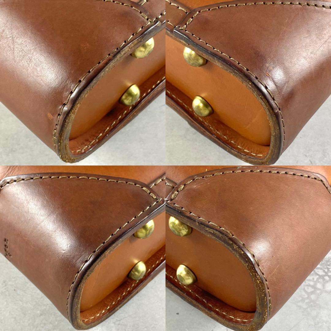 入手困難✨ Organ オルガン ハンドバッグ ビジネスバッグ レザー ブラウン