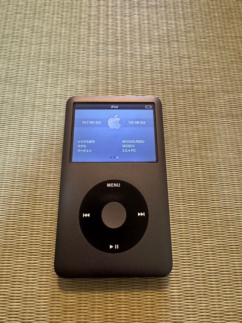 iPod classic 第7世代（2009）モデル　BLACK