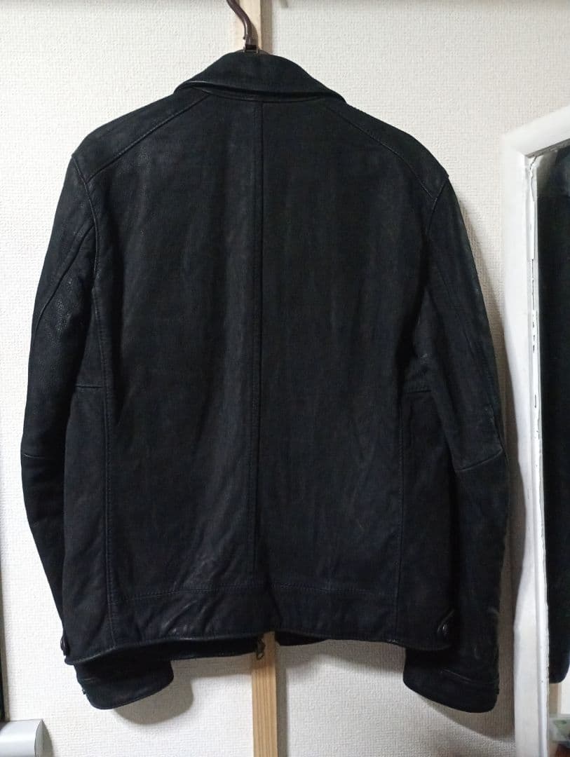 最終値下げ！定価10万以上！ラウンジリザード　本革シングルライダースジャケット
