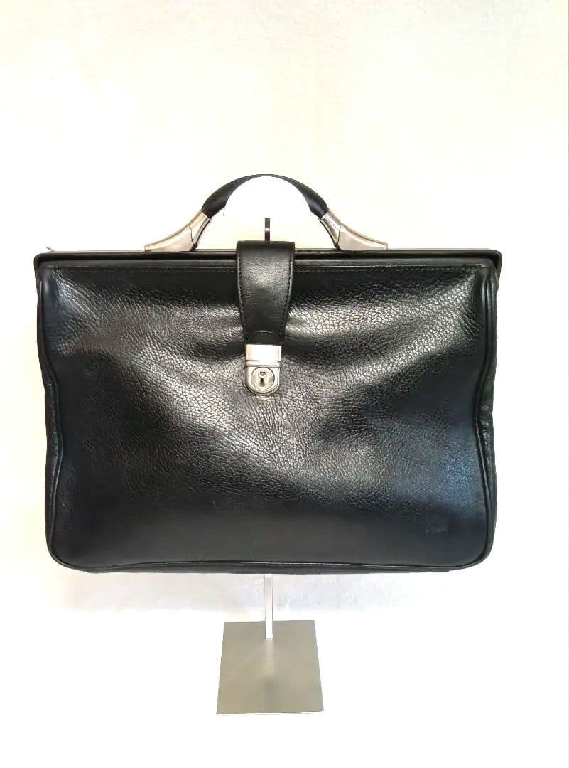 【希少】POTER ダレスバッグ　ヴィンテージ　シボレザー　ブラック