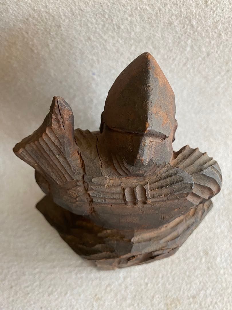 【レトロ】木彫り／恵比寿・大黒天の置物