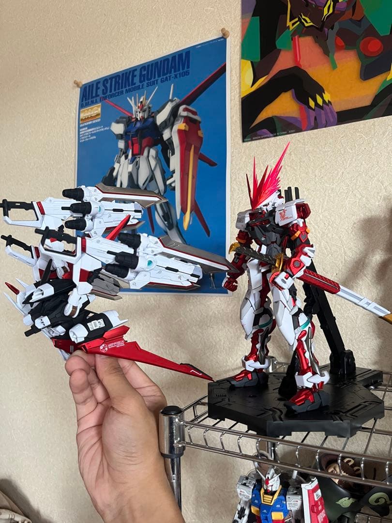 MG アストレイ レッドドラゴン 全塗装完成品