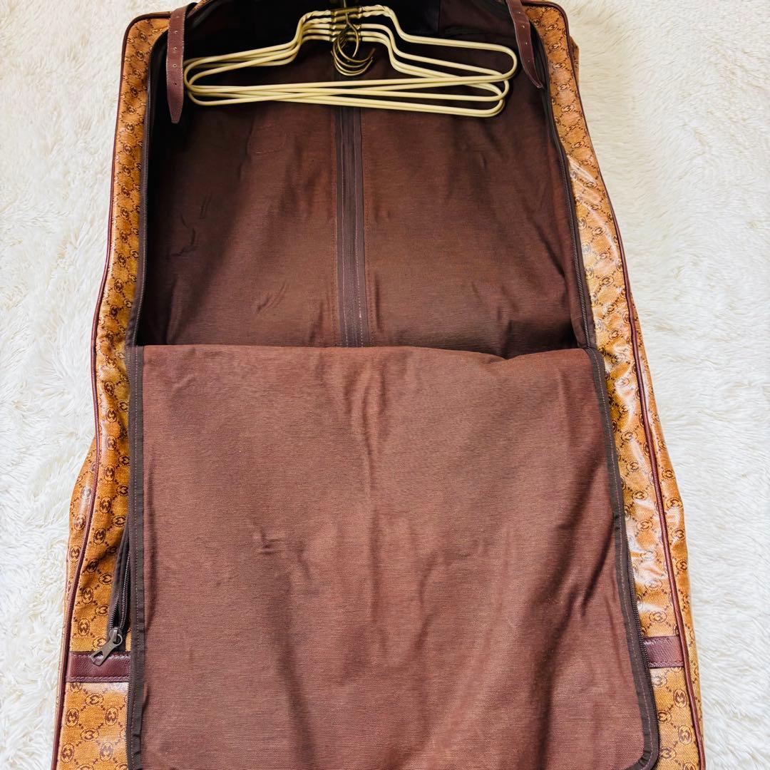 希少　モラビト　ガーメントケース　総柄　スーツケース　トランク　出張　ハンガー