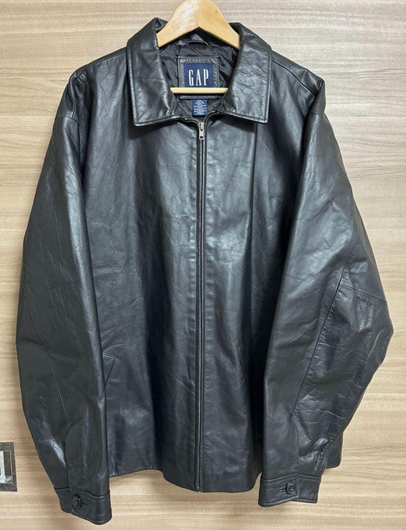 【美品】90's OLD GAP オールドギャップ　 レザージャケット　野村訓市