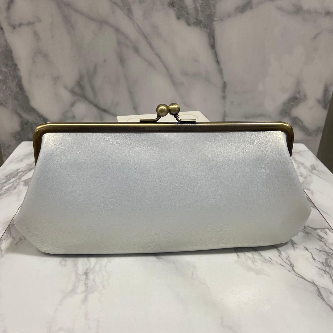 花花ハンドメイド　本革親子がま口長財布2点