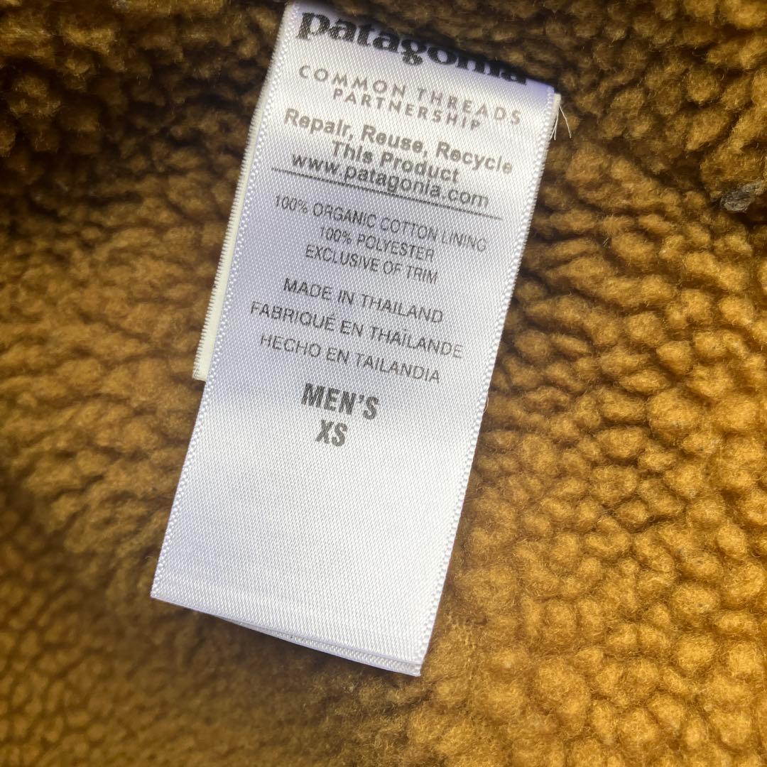 patagonia パタゴニア ラインドキャンバスフーディ 焚き火ジャケット