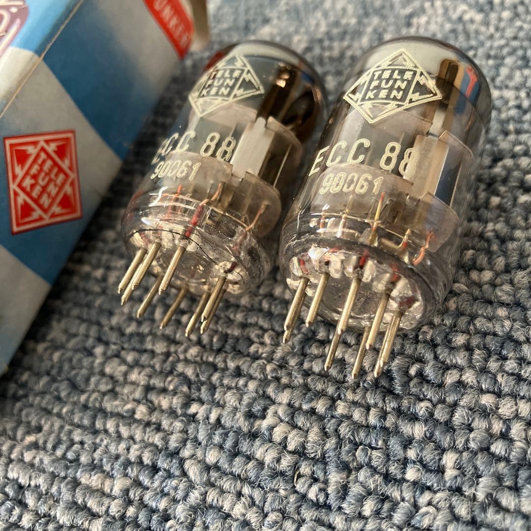 テレフンケン TELEFUNKEN ECC88 真空管 2本セット