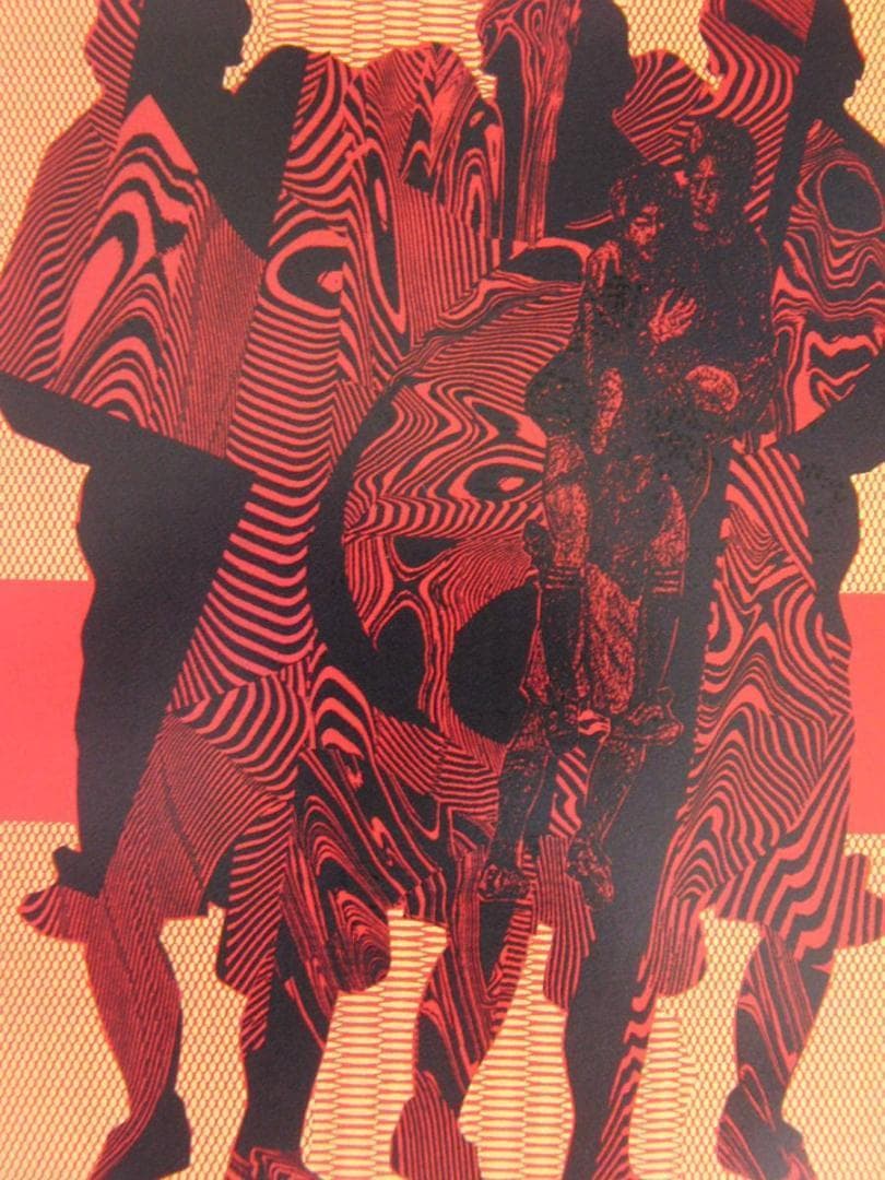 谷田川卓、【跡　05】、希少な額装用画集より、新品額装付、状態良好