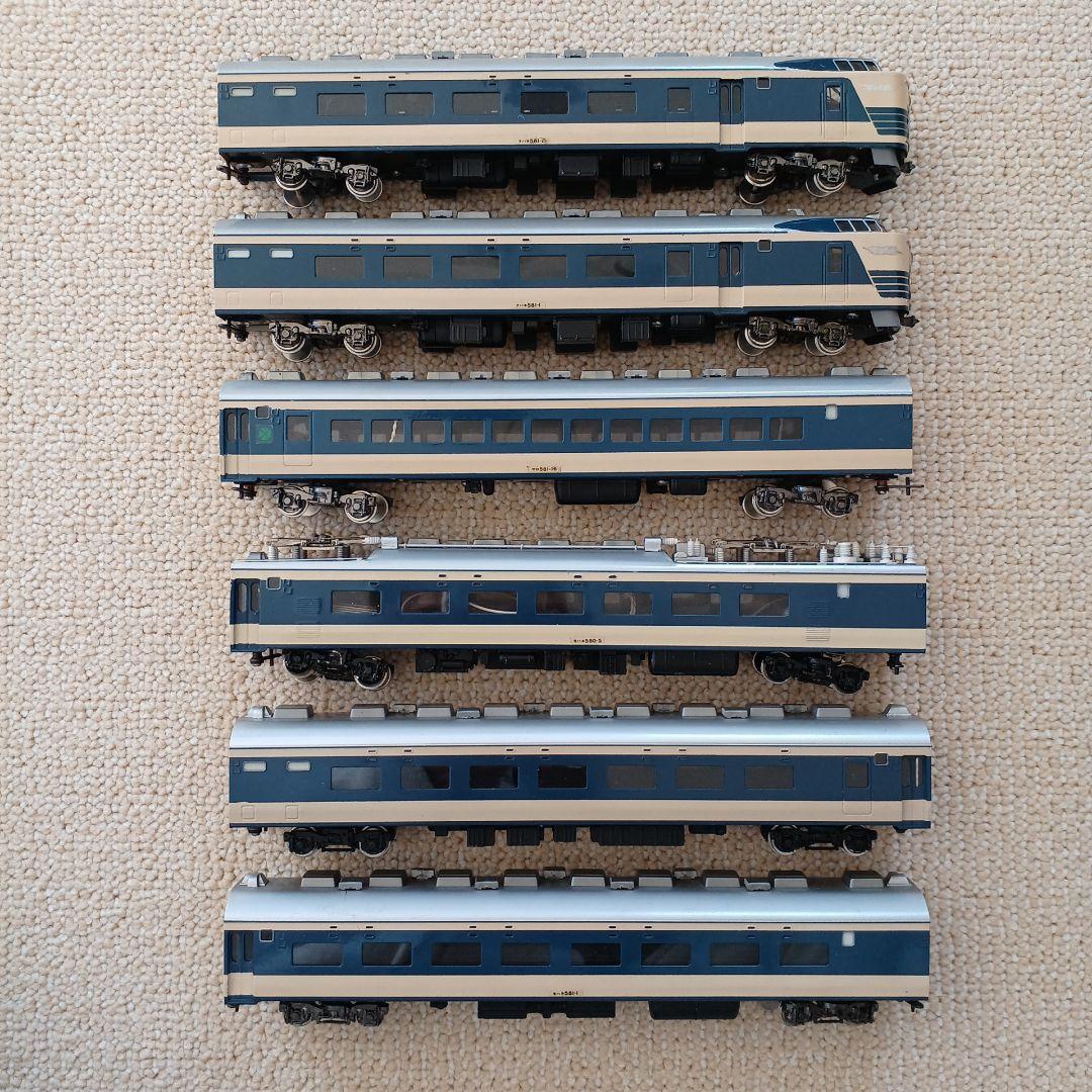 581系　はつかり　HOゲージ カツミ　真鍮製　鉄道模型 6両編成